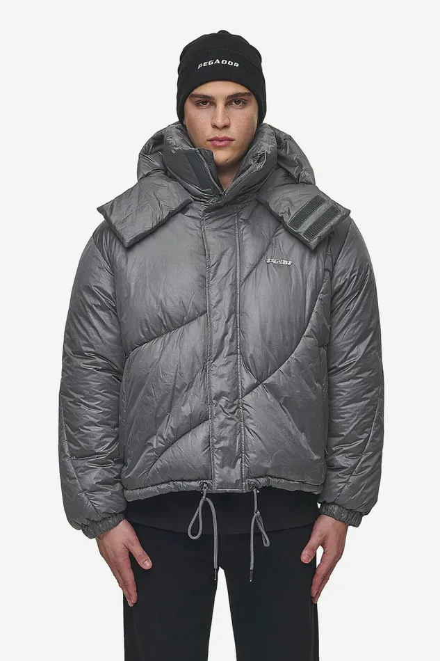 Men Pegador Jacken Henry Vintage Oversized Puffer Jacket Anthracite Men Pegador Jacken Henry Vintage Oversized Puffer Jacket Anthracite