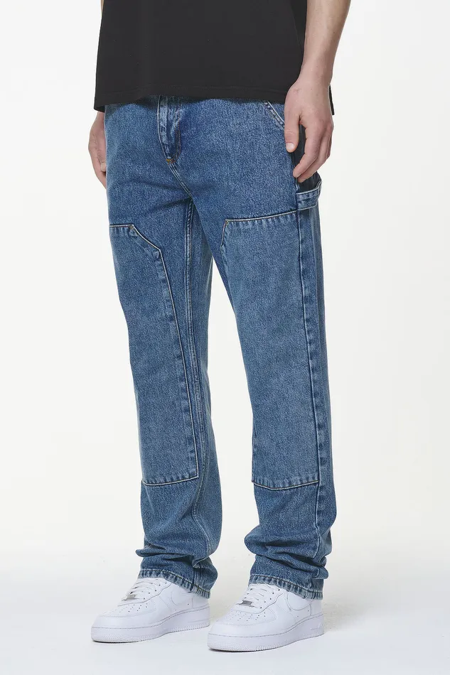 Men Pegador Jeans Cassido Carpenter Jeans Washed Blue Men Pegador Jeans Cassido Carpenter Jeans Washed Blue
