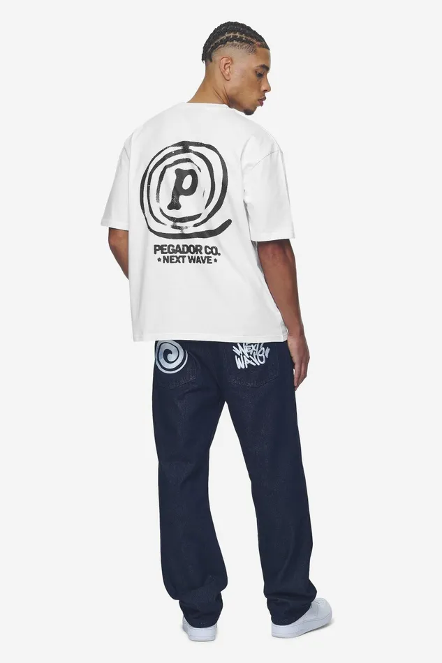Men Pegador Jeans Raston Baggy Jeans Dark Blue Men Pegador Jeans Raston Baggy Jeans Dark Blue