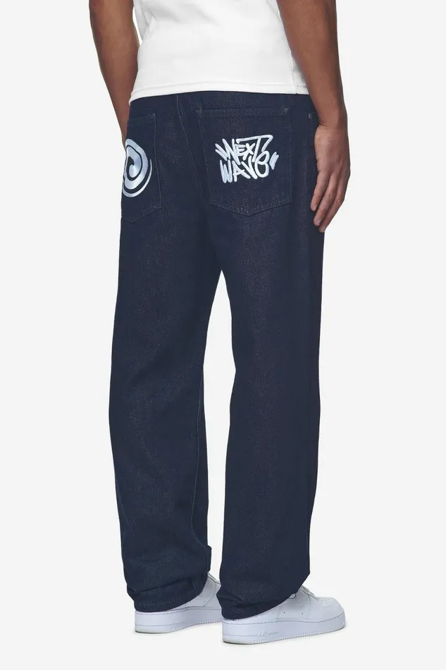 Men Pegador Jeans Raston Baggy Jeans Dark Blue Men Pegador Jeans Raston Baggy Jeans Dark Blue