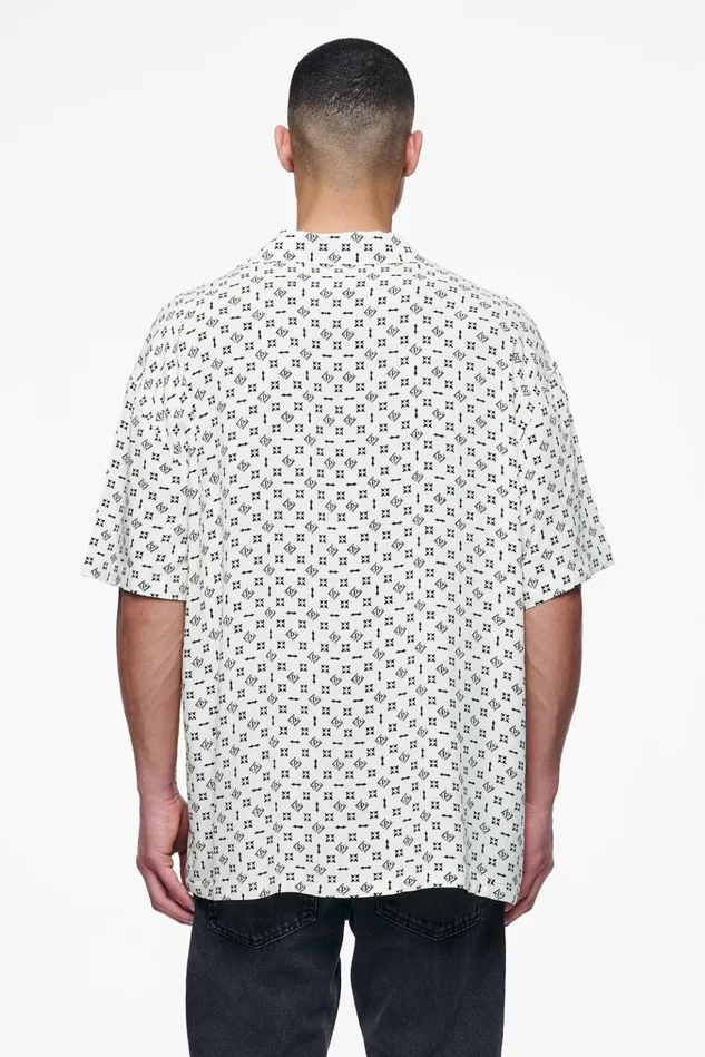 Men Pegador Shirts Piane Monogram Summer Shirt Unbleached Men Pegador Shirts Piane Monogram Summer Shirt Unbleached