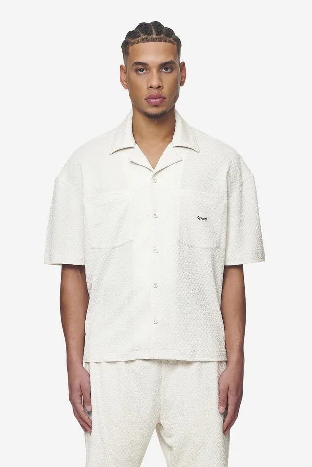 Men Pegador Shirts Wyton Structured Summer Shirt Salty Cream