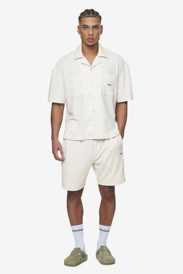 Men Pegador Shirts Wyton Structured Summer Shirt Salty Cream Men Pegador Shirts Wyton Structured Summer Shirt Salty Cream