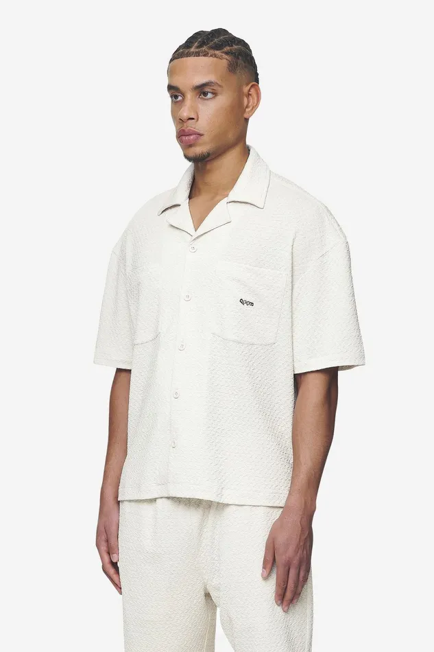 Men Pegador Shirts Wyton Structured Summer Shirt Salty Cream Men Pegador Shirts Wyton Structured Summer Shirt Salty Cream