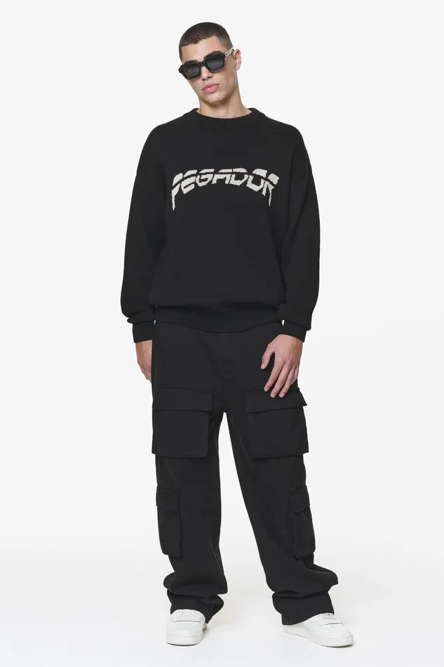 Men Pegador Sweaters Elaine Knit Sweater Black Men Pegador Sweaters Elaine Knit Sweater Black