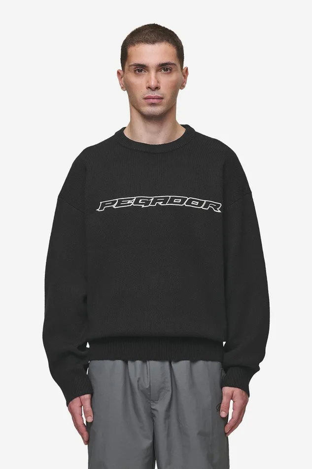 Men Pegador Sweaters Lenox Oversized Knit Sweater Black