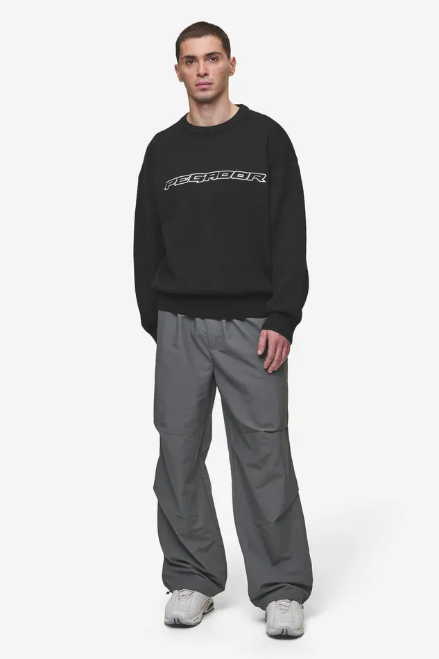 Men Pegador Sweaters Lenox Oversized Knit Sweater Black Men Pegador Sweaters Lenox Oversized Knit Sweater Black