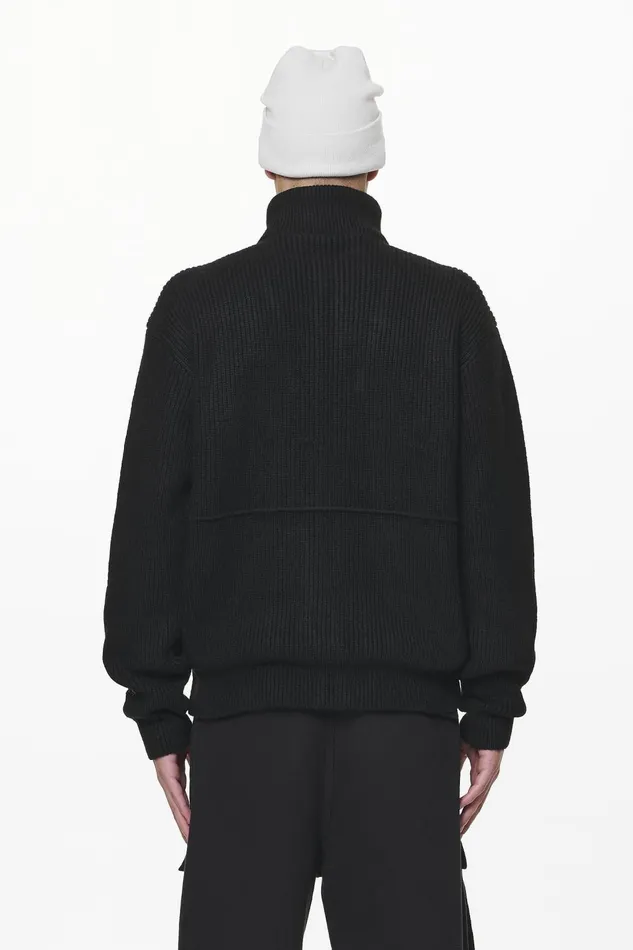 Men Pegador Sweaters Riggo Heavy Knit Jacket Black Men Pegador Sweaters Riggo Heavy Knit Jacket Black
