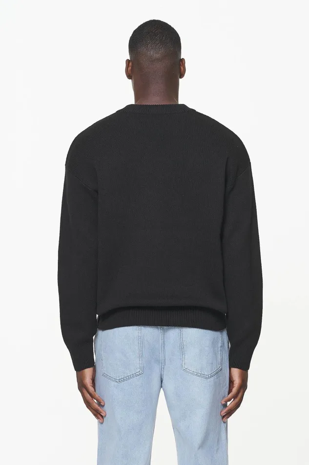 Men Pegador Sweaters Spear Knit Sweater Onyx Black Men Pegador Sweaters Spear Knit Sweater Onyx Black