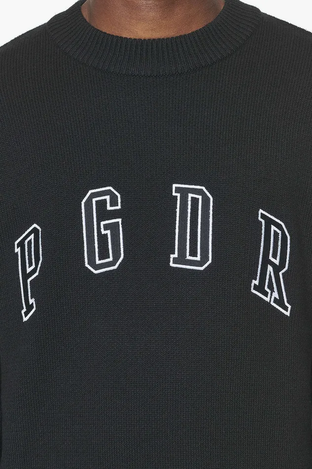 Men Pegador Sweaters Spear Knit Sweater Onyx Black Men Pegador Sweaters Spear Knit Sweater Onyx Black