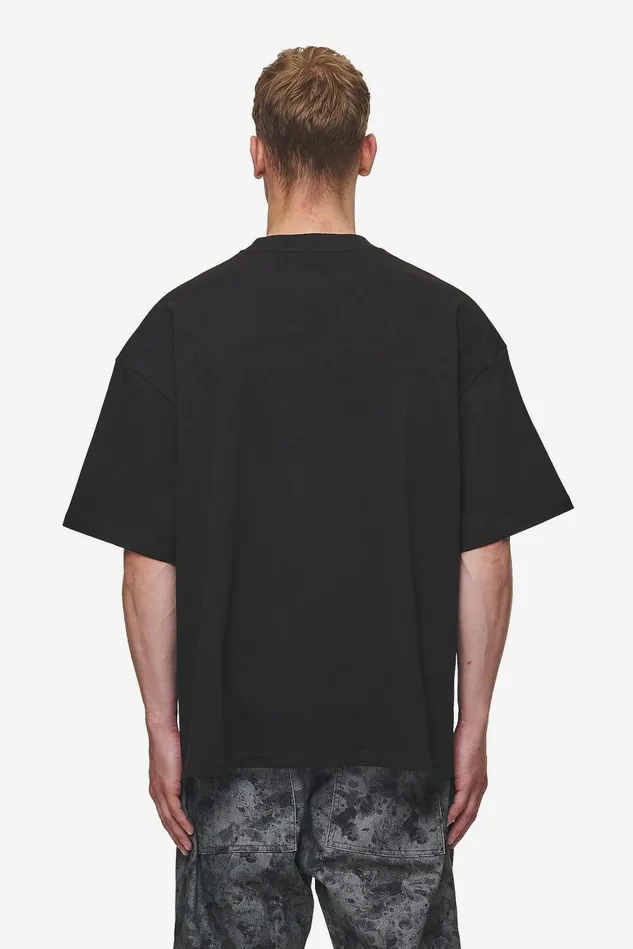 Men Pegador Tees Baxter Boxy Tee Washed Black Men Pegador Tees Baxter Boxy Tee Washed Black