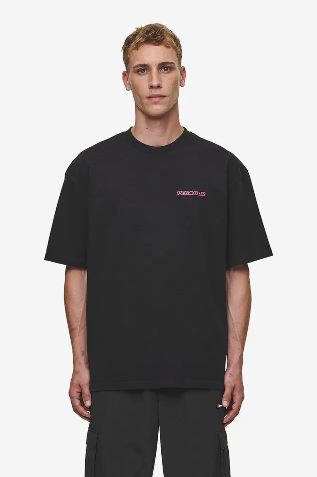 Men Pegador Tees Bowin Oversized Tee Washed Black Men Pegador Tees Bowin Oversized Tee Washed Black
