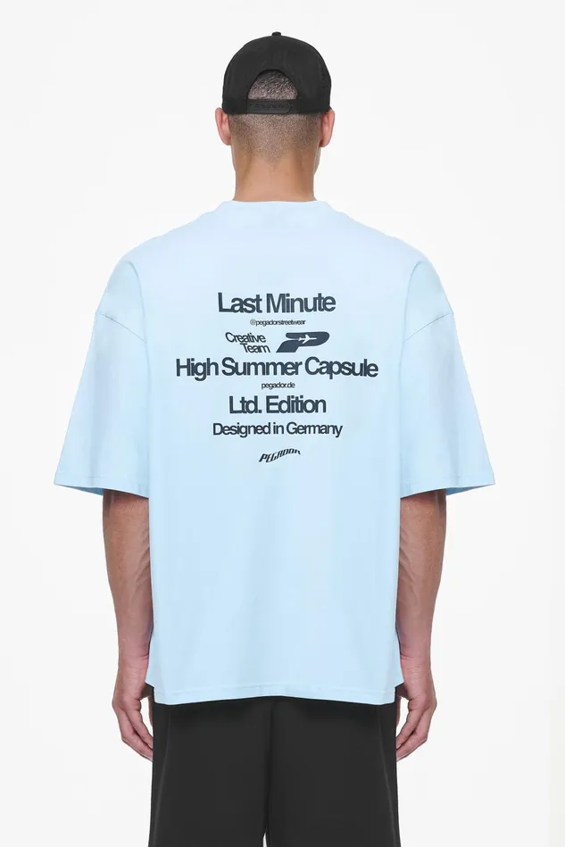 Men Pegador Tees Caesar Boxy Tee Vintage Aqua