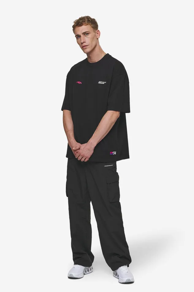 Men Pegador Tees Clayton Oversized Tee Washed Black Men Pegador Tees Clayton Oversized Tee Washed Black