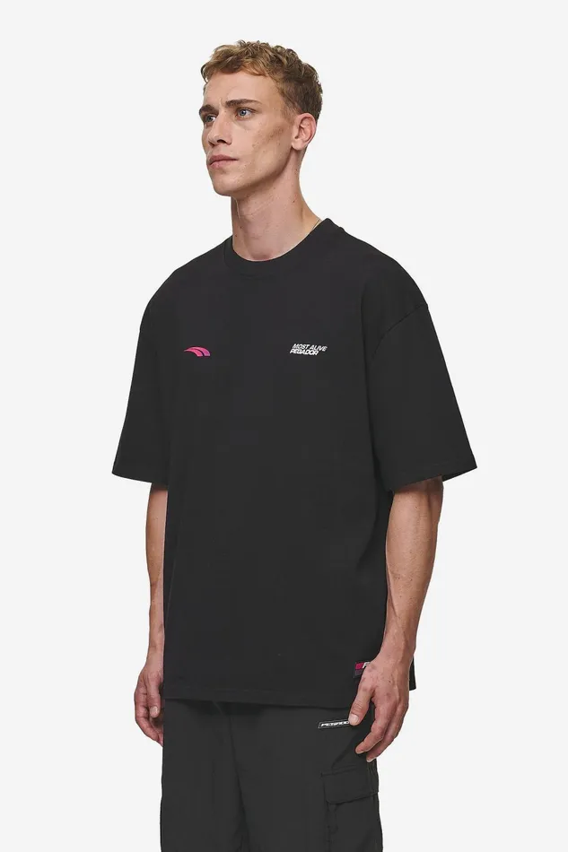 Men Pegador Tees Clayton Oversized Tee Washed Black Men Pegador Tees Clayton Oversized Tee Washed Black