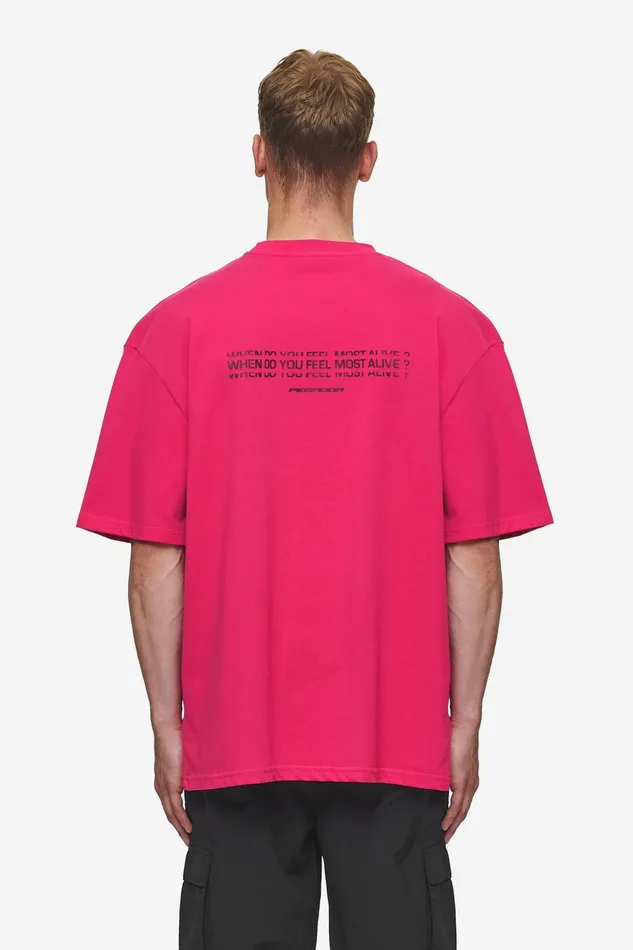 Men Pegador Tees Edens Oversized Tee Washed Virtual Pink