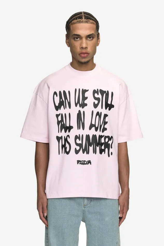 Men Pegador Tees Elgin Boxy Tee Washed Bubblegum