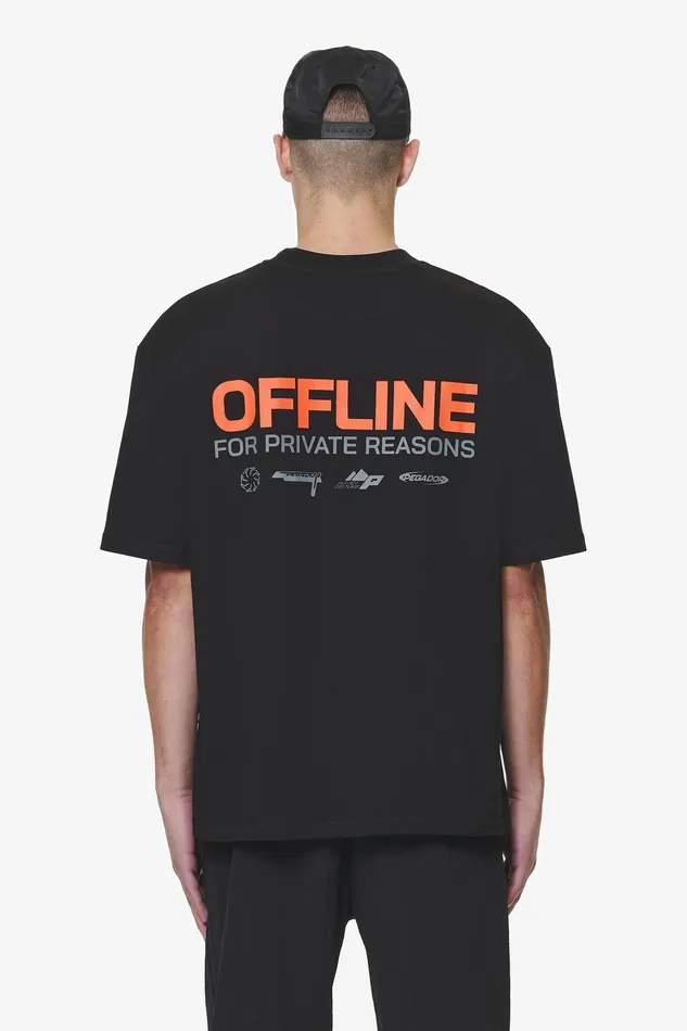 Men Pegador Tees Furber Oversized Tee Black
