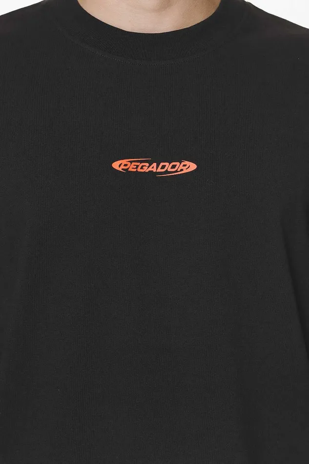 Men Pegador Tees Furber Oversized Tee Black Men Pegador Tees Furber Oversized Tee Black