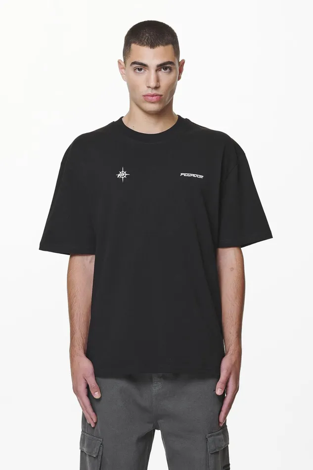 Men Pegador Tees Gien Oversized Tee Black Men Pegador Tees Gien Oversized Tee Black
