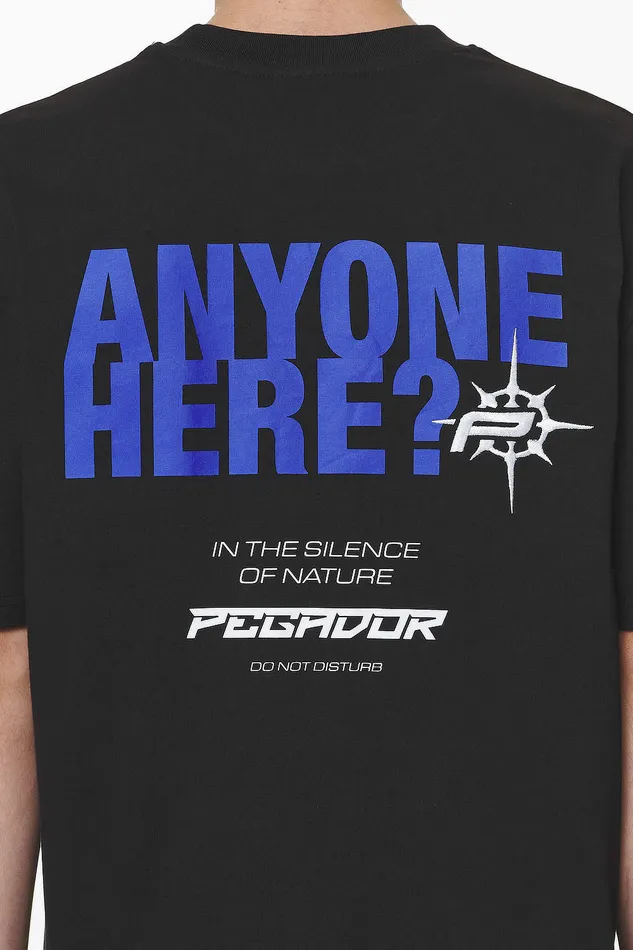 Men Pegador Tees Gien Oversized Tee Black Men Pegador Tees Gien Oversized Tee Black
