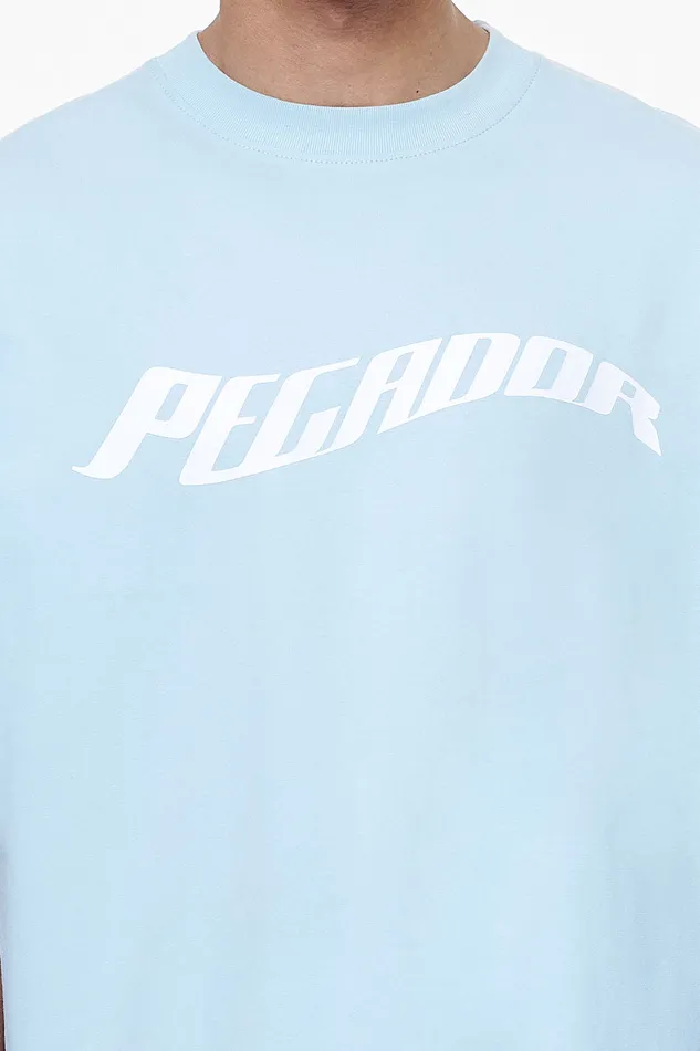 Men Pegador Tees Kinley Boxy Tee Vintage Aqua Men Pegador Tees Kinley Boxy Tee Vintage Aqua