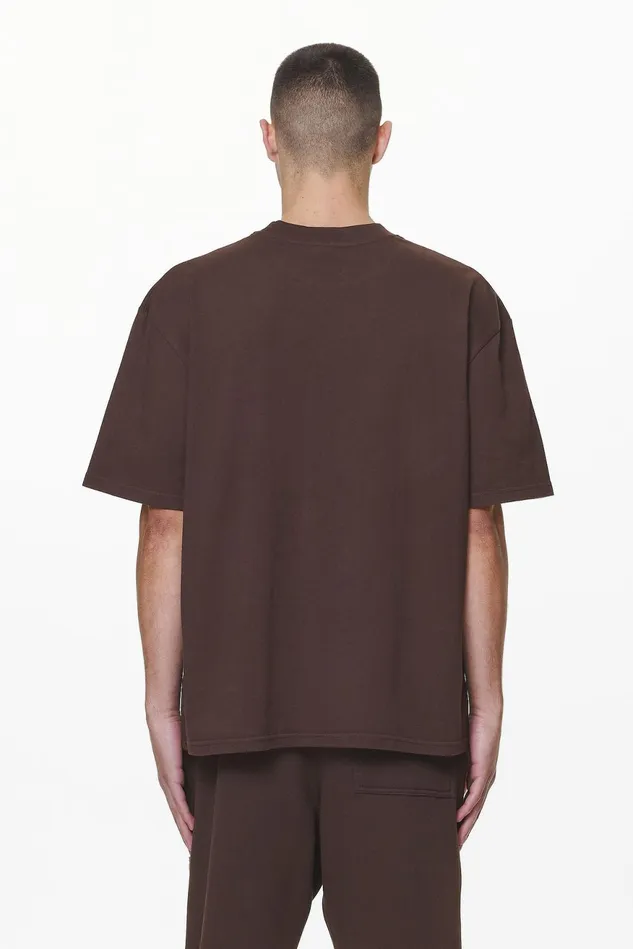 Men Pegador Tees Layton Oversized Tee Washed Oak Brown Men Pegador Tees Layton Oversized Tee Washed Oak Brown