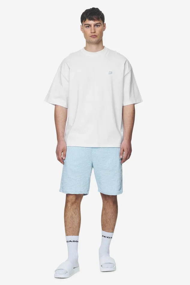 Men Pegador Tees Leono Boxy Tee White Baby Blue Men Pegador Tees Leono Boxy Tee White Baby Blue