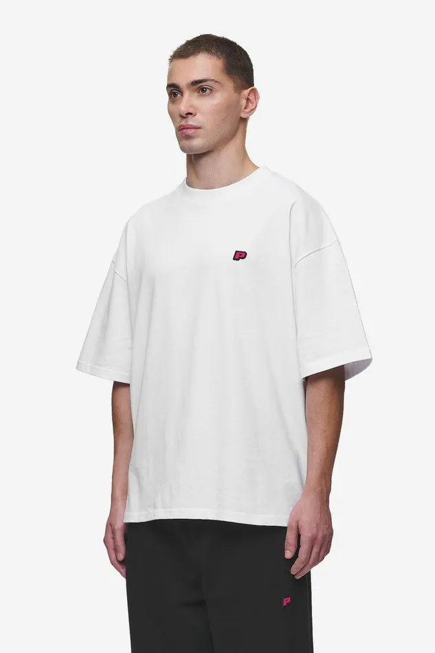 Men Pegador Tees Leono Boxy Tee White Virtual Pink Gum Men Pegador Tees Leono Boxy Tee White Virtual Pink Gum