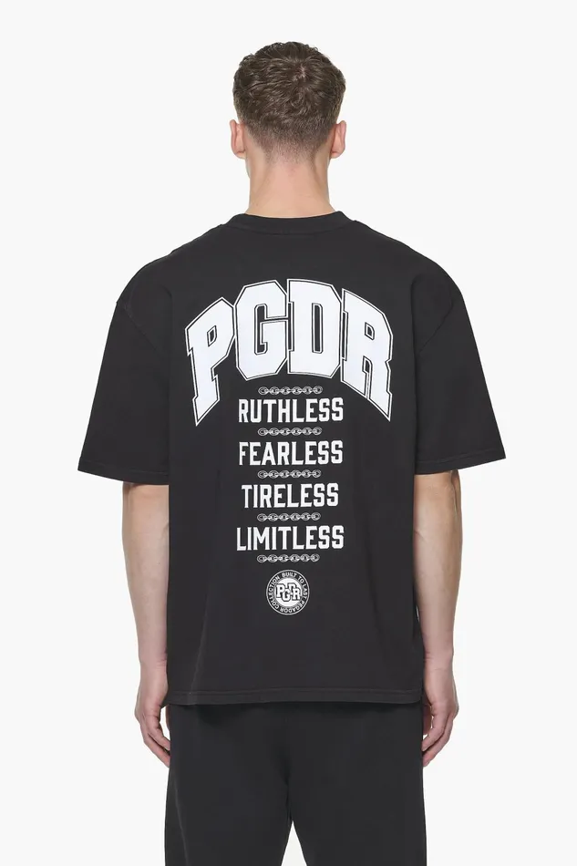 Men Pegador Tees Orsett Oversized Tee Vintage Onyx Black