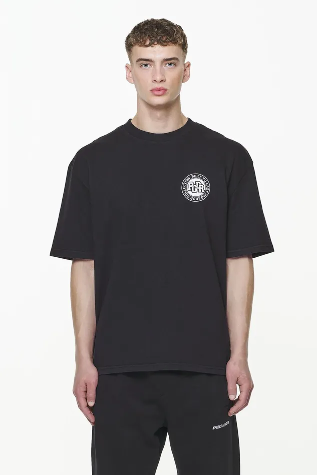 Men Pegador Tees Orsett Oversized Tee Vintage Onyx Black Men Pegador Tees Orsett Oversized Tee Vintage Onyx Black