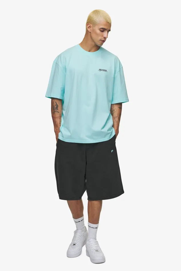 Men Pegador Tees Patino Oversized Tee Washed Sky Blue Men Pegador Tees Patino Oversized Tee Washed Sky Blue