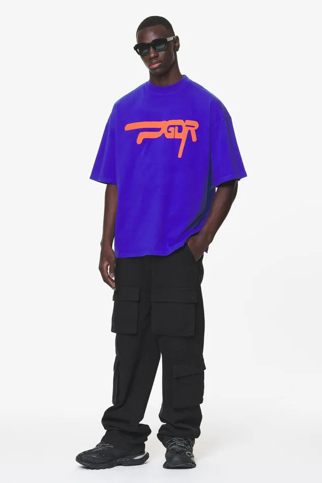 Men Pegador Tees Zero Boxy Tee Washed Endless Blue Men Pegador Tees Zero Boxy Tee Washed Endless Blue