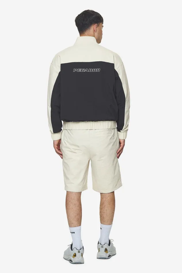 Men Pegador Track Jackets Wolsey Track Jacket Salty Cream Black Men Pegador Track Jackets Wolsey Track Jacket Salty Cream Black