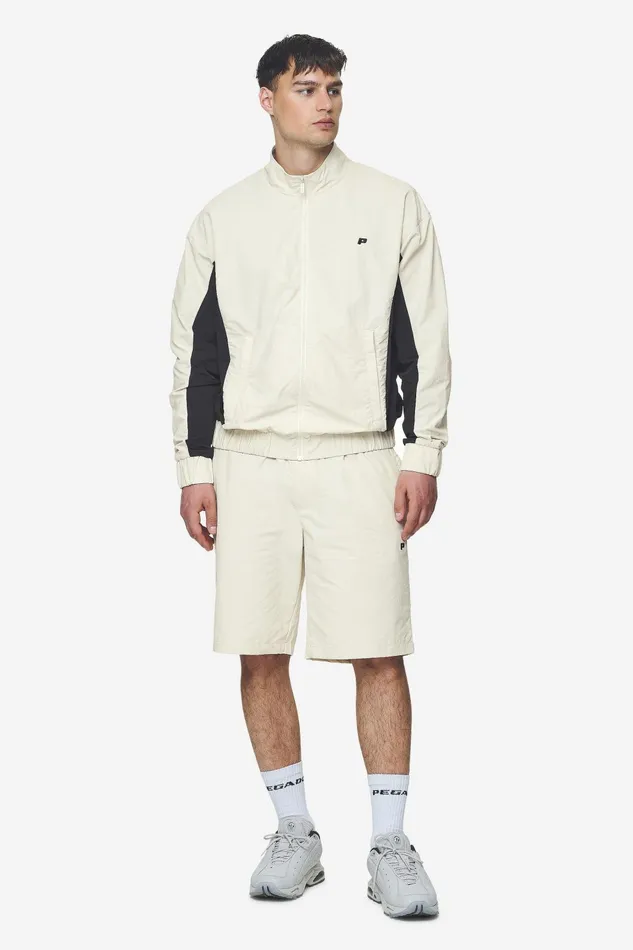 Men Pegador Track Jackets Wolsey Track Jacket Salty Cream Black Men Pegador Track Jackets Wolsey Track Jacket Salty Cream Black