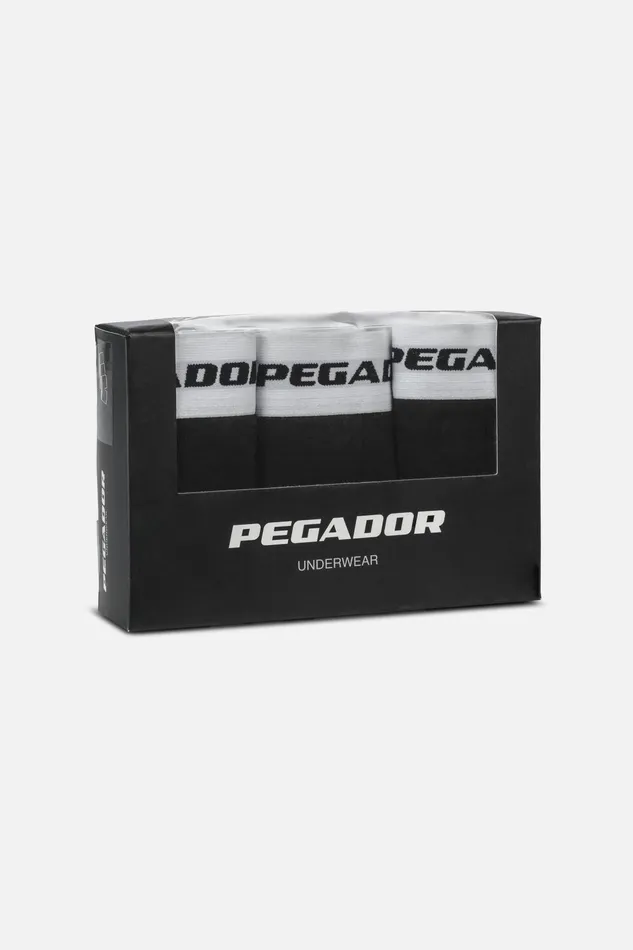 Men Pegador Underwear Ango Boxershorts 3 Pack Black White Men Pegador Underwear Ango Boxershorts 3 Pack Black White