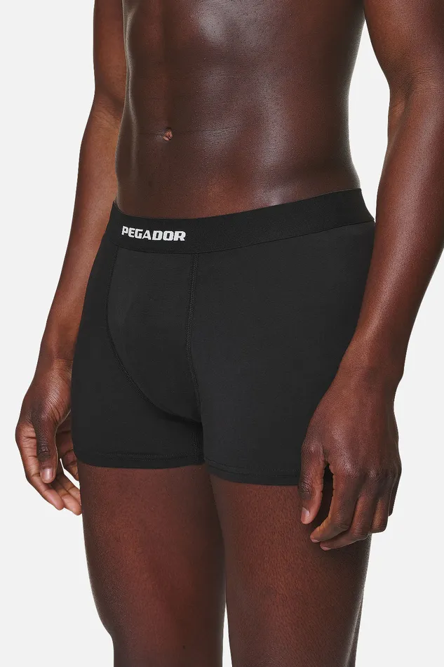 Men Pegador Underwear Camino Boxershorts Single Logo 3 Pack Black Black Men Pegador Underwear Camino Boxershorts Single Logo 3 Pack Black Black