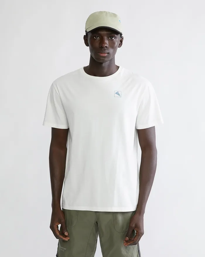 Men Runa Elements Organic Cotton Short Sleeve Tee Frost Green Klttermusen TShirts