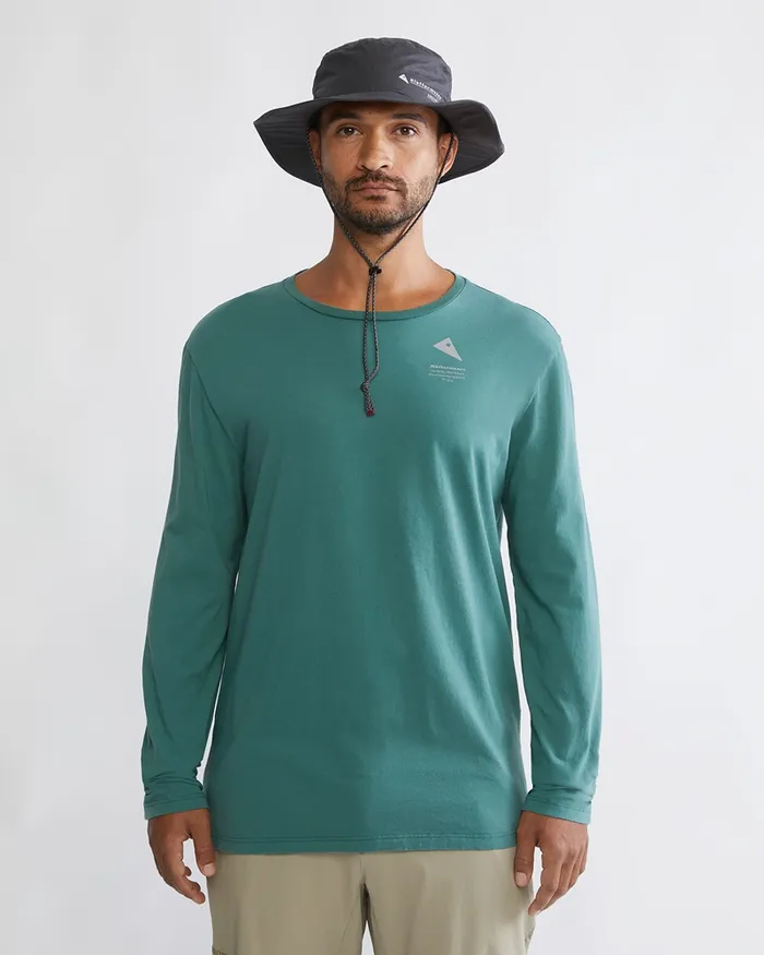 Men Runa Maker Long Sleeve Tee Mustard Klttermusen TShirts