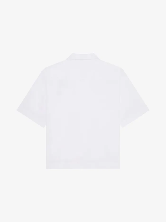 Men Shirts Givenchy GIVENCHY 1952 Boxy Fit Shirt In Poplin White Men Shirts Givenchy GIVENCHY 1952 Boxy Fit Shirt In Poplin White