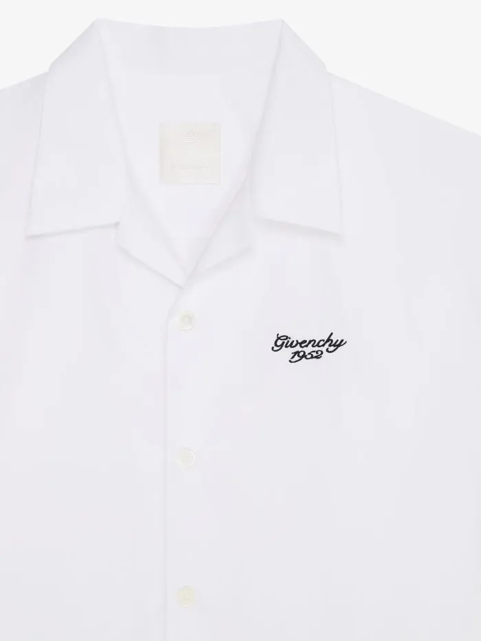 Men Shirts Givenchy GIVENCHY 1952 Boxy Fit Shirt In Poplin White Men Shirts Givenchy GIVENCHY 1952 Boxy Fit Shirt In Poplin White