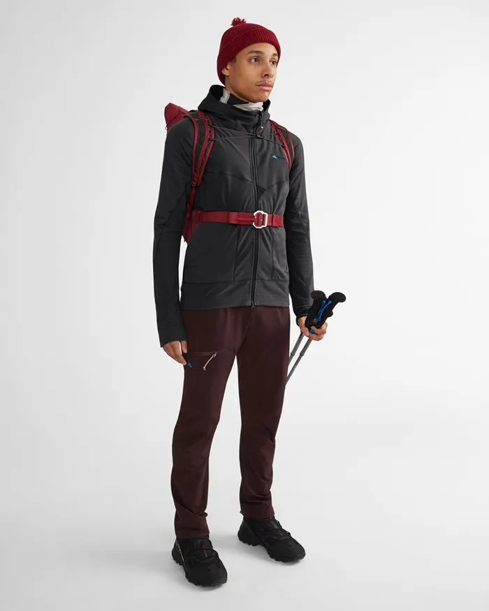 Men Sigyn Hooded Zip Raven Klttermusen Fleeces and Sweaters