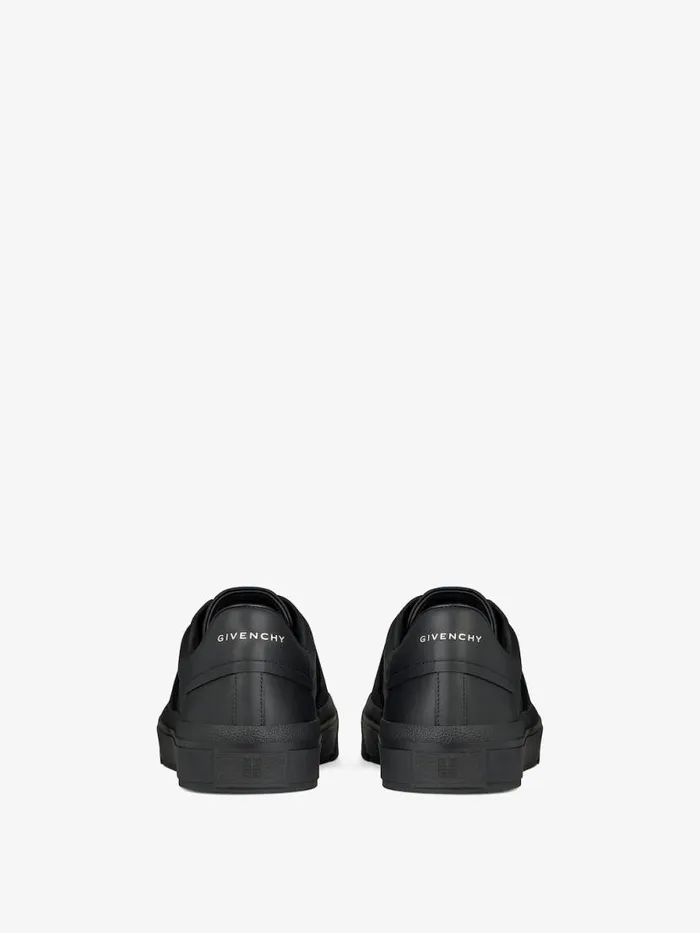 Men Sneakers Givenchy Sneakers City Sport In Leather With GIVENCHY Webbing Black Men Sneakers Givenchy Sneakers City Sport In Leather With GIVENCHY Webbing Black
