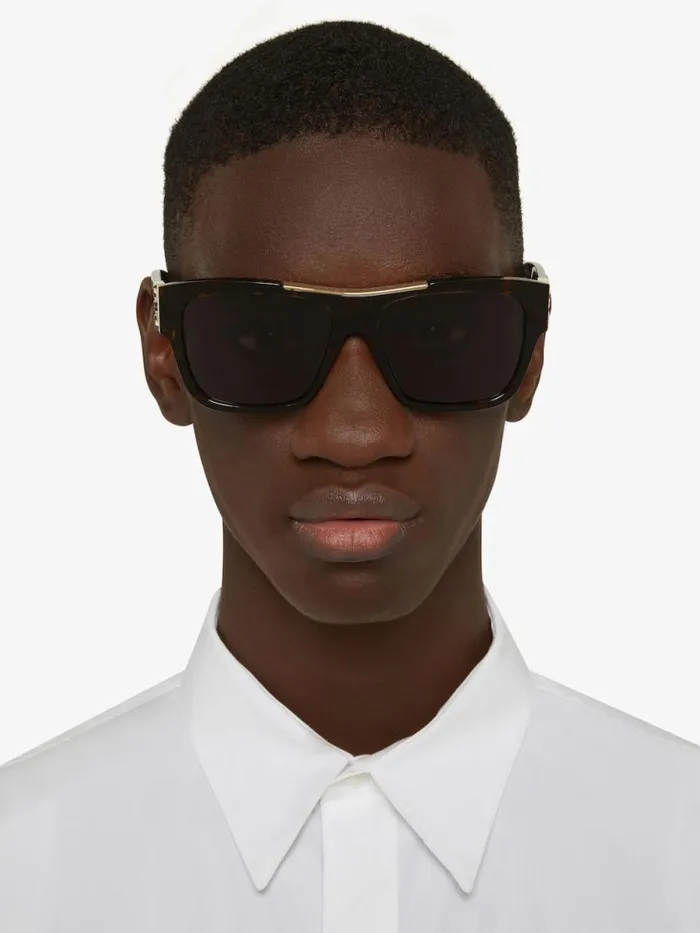 Men Sunglasses Givenchy 4G Unisex Sunglasses In Acetate Havanna Men Sunglasses Givenchy 4G Unisex Sunglasses In Acetate Havanna