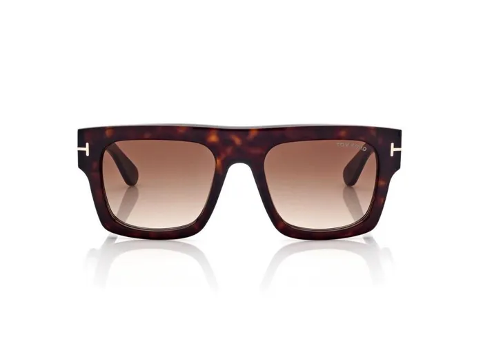 Men SUNGLASSES Tom Ford Fausto Sunglasses Dark Havana
