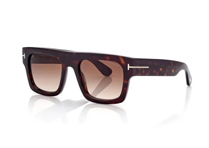 Men SUNGLASSES Tom Ford Fausto Sunglasses Dark Havana Men SUNGLASSES Tom Ford Fausto Sunglasses Dark Havana