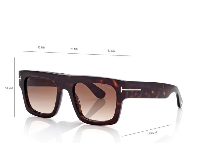 Men SUNGLASSES Tom Ford Fausto Sunglasses Dark Havana Men SUNGLASSES Tom Ford Fausto Sunglasses Dark Havana