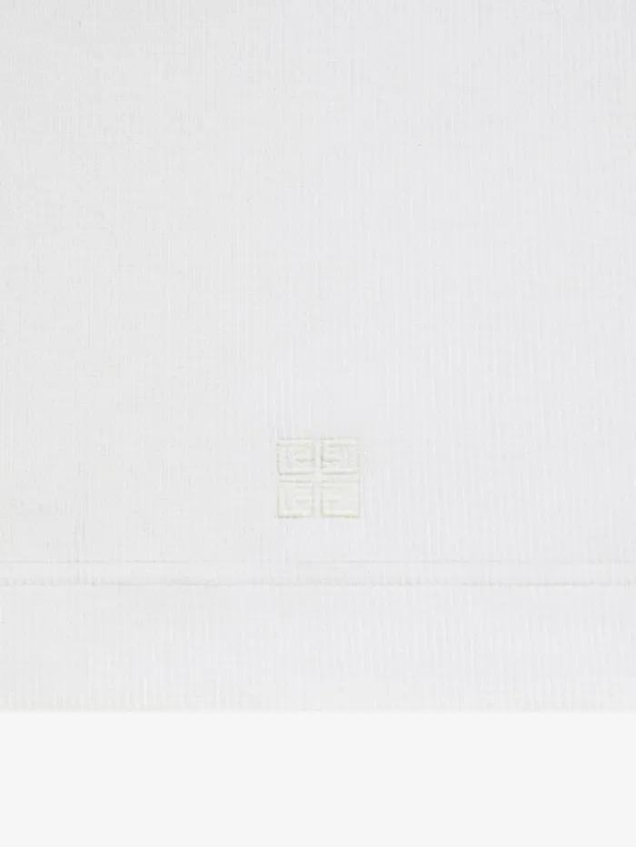Men TShirts Givenchy Extra Slim Fit Tank Top In Cotton White