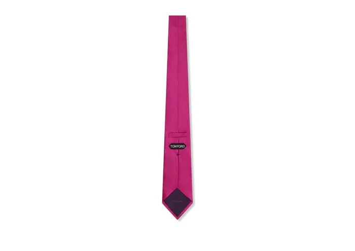 Men Ties and Bow Ties Tom Ford Solid Twill Tie Fuschia Men Ties and Bow Ties Tom Ford Solid Twill Tie Fuschia