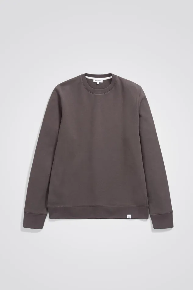 Men Vagn Classic Crew Heathland Brown Norse Projects Sweatshirts